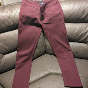 Women's Pants Burgundy Size 4 - Cynthia Rowley